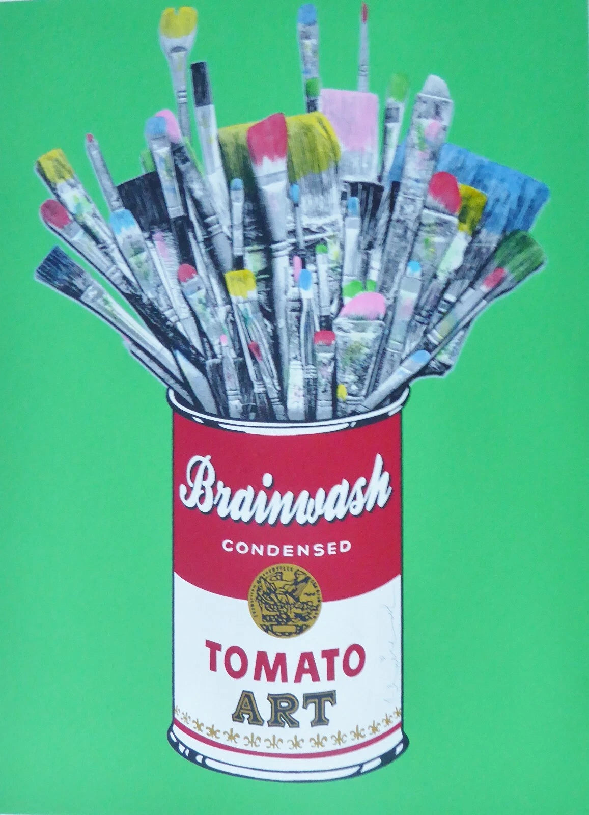 Tomato Pop (Green) by Mr. Brainwash