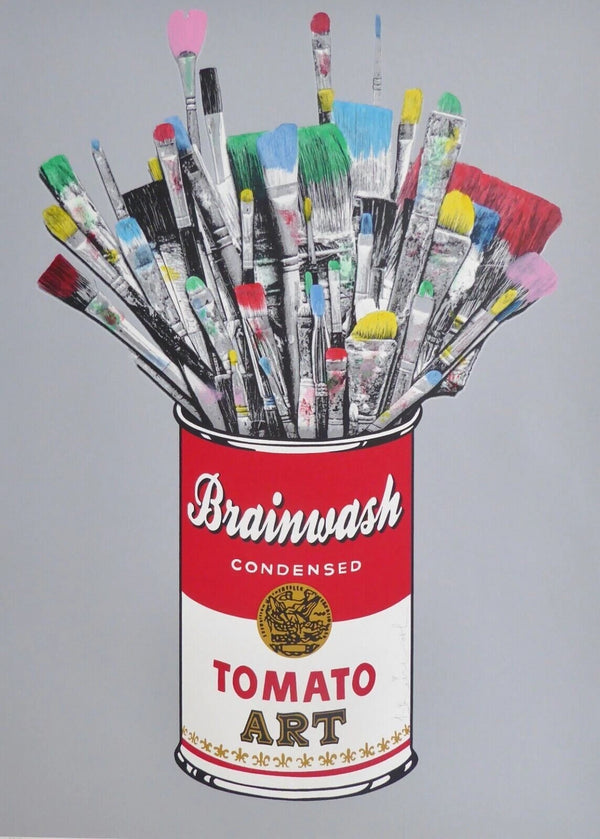 TOMATO POP (GREY) BY MR BRAINWASH