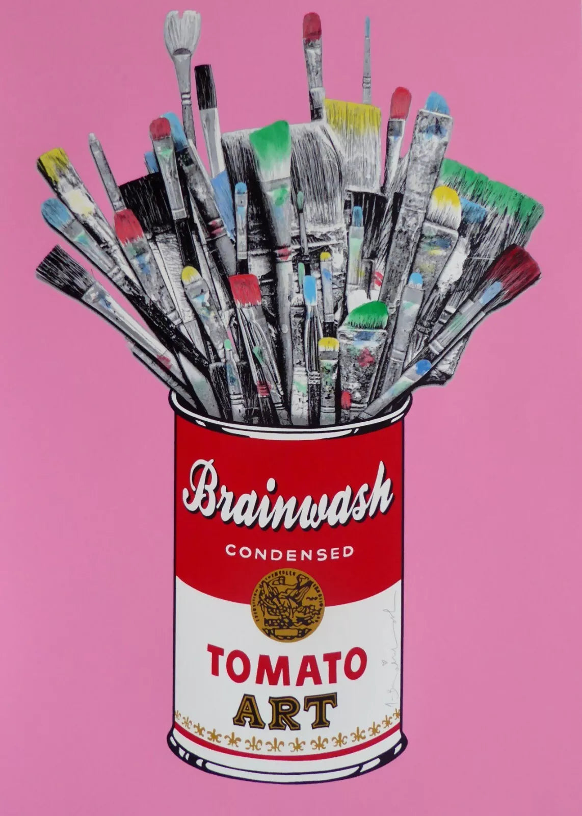 Tomato Pop (Pink) by Mr. Brainwash