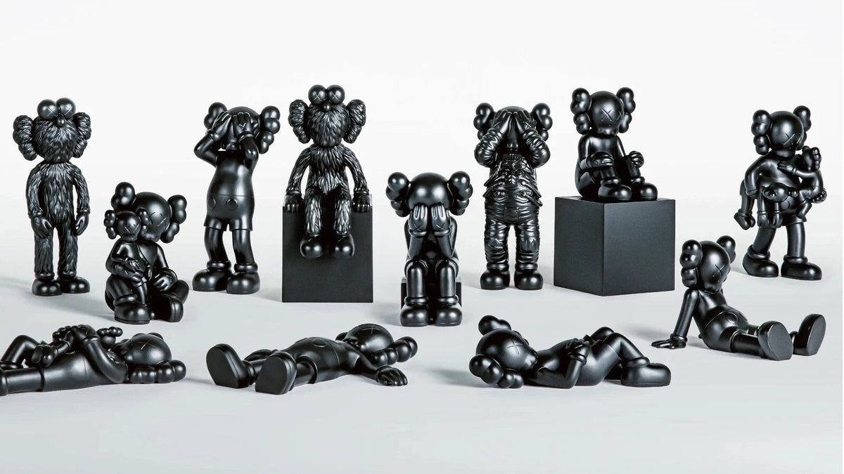 Kaws Bronze 20TH Anniversary (Full Set of 12) Limited Edition Sculptures by Kaws, 2022 chrome plated resin coated — detail 2