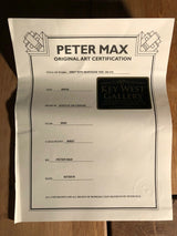 ANDY WITH MUSTACHE BY PETER MAX