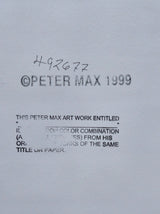 Flag With Heart Ver.1 #16 (ORIGINAL) BY PETER MAX