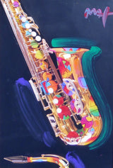 JR Saxophone (Original) By Peter Max