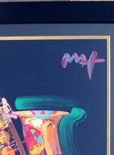 JR Saxophone (Original) By Peter Max