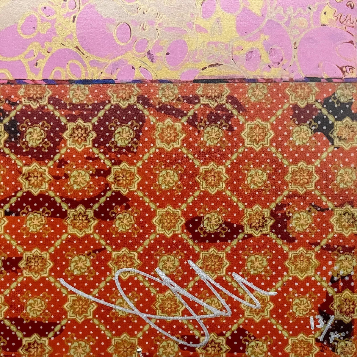 Longing for Zoa Wou-ki's Flower by Takashi Murakami, offset print in 4 colors edition — detail 2