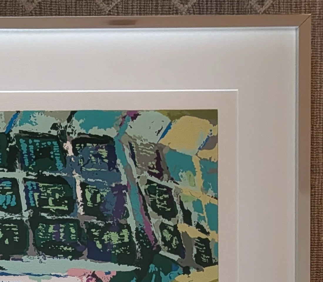 Chicago Options by Leroy Neiman, 1990 serigraph on paper — detail 2