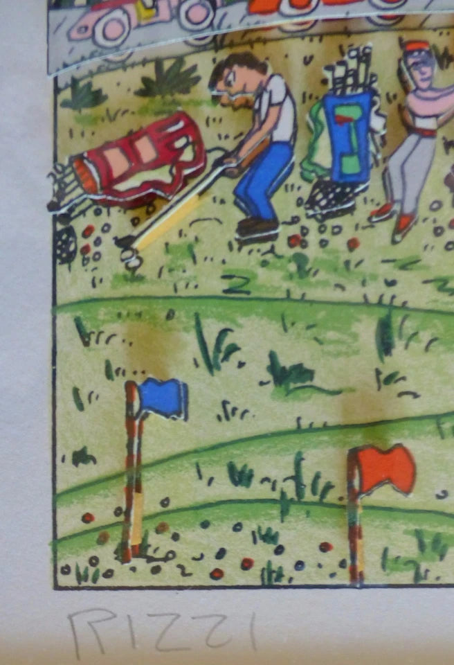 Daddy's Country Club By James Rizzi (1989)