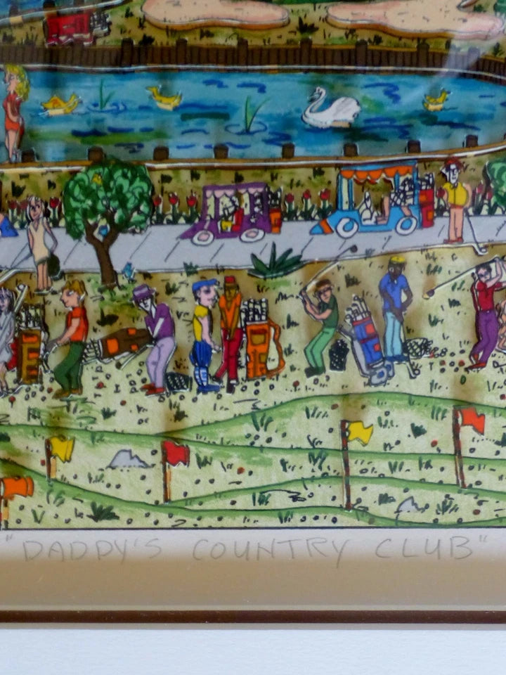 Daddy's Country Club By James Rizzi (1989)