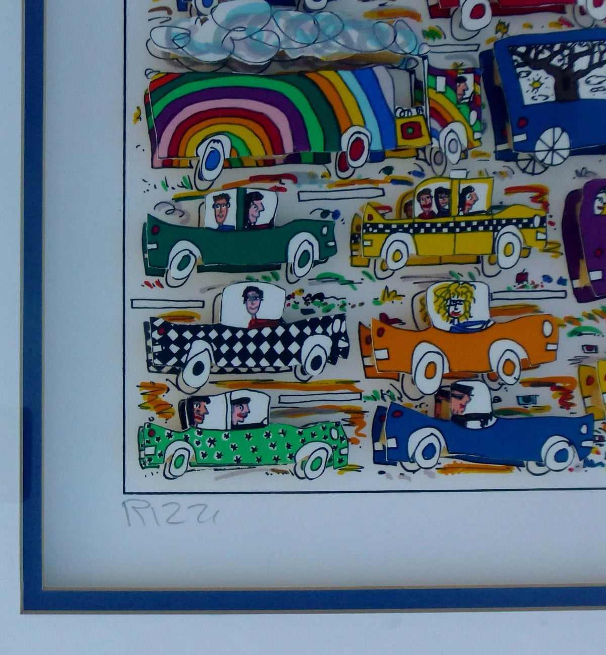 Traffic Cars By James Rizzi (1988)