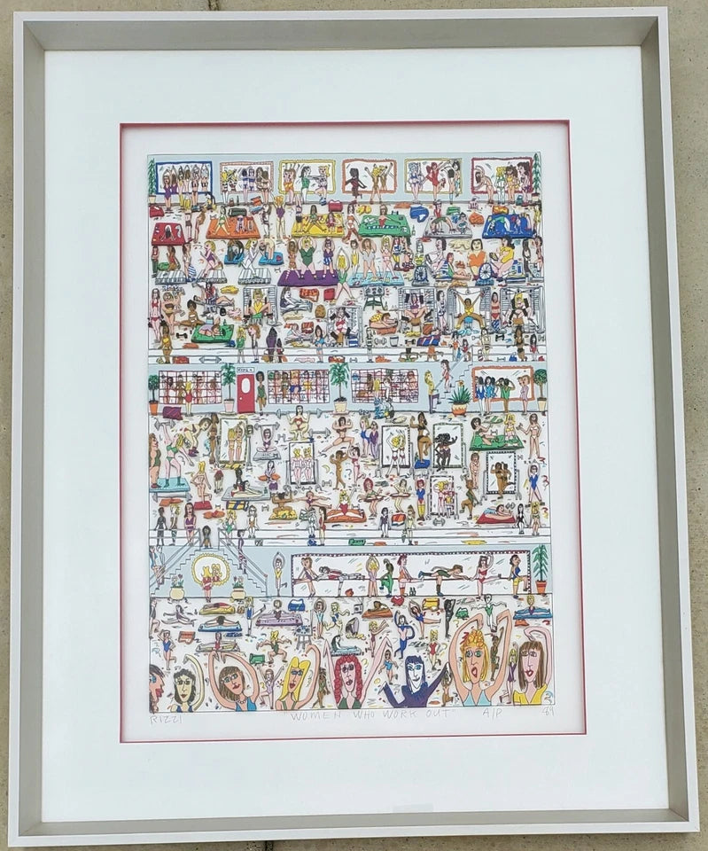 Women Who Work Out By James Rizzi (1989)