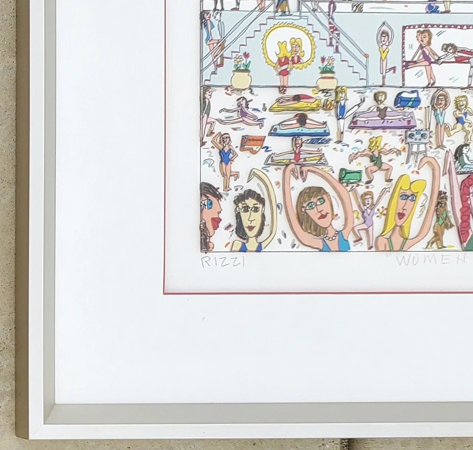 Women Who Work Out By James Rizzi (1989)