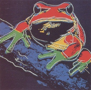 Endangered Species: Pine Barrens Tree Frog FS II.294 by Andy Warhol, 1983 screen print on Lenox museum board
