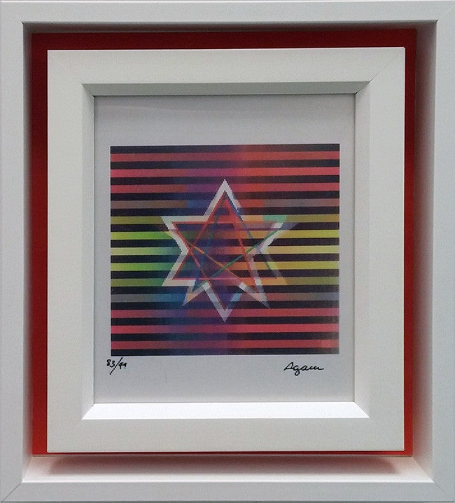Star of David (Small) by Yaacov Agam, agamograph