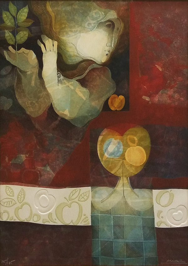 Les Pommes Vert by Sunol Alvar by Artists Misc., embossed lithograph
