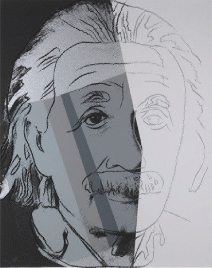 Albert Einstein FS II.229 by Andy Warhol, 1980 screenprint on Lenox museum board