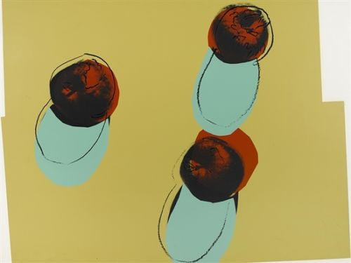 Space Fruit: Apples FS11.200 by Andy Warhol, 1979 screenprint on Lenox museum board
