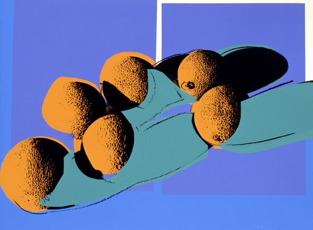 Space Fruit: Canteloupes I FS11.199 by Andy Warhol, 1979 screenprint on Lenox museum board