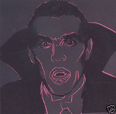 Myths: Dracula FS II.264 by Andy Warhol, 1981 screenprint with diamond dust on Lenox museum board