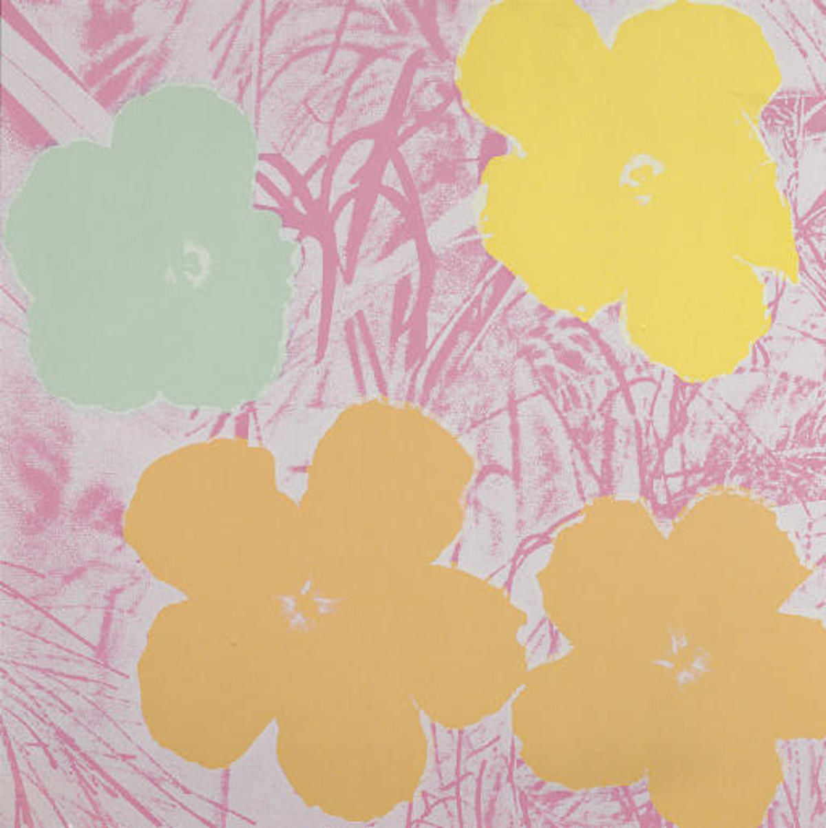 Flowers FS II.70 by Andy Warhol, 1970 screenprint in colors