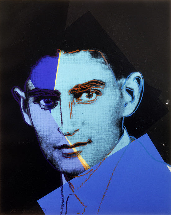 Franz Kafka (FS II.226) by Andy Warhol, 1980 screenprint on Lenox museum board