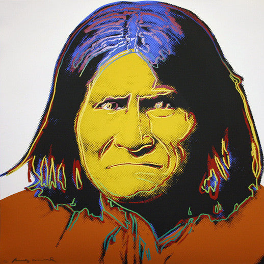 Geronimo FS II.384 by Andy Warhol, 1986 screen print on Lenox museum board
