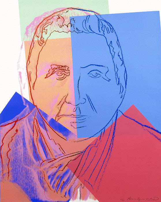 Gertrude Stein FS II.227 by Andy Warhol, 1980 screenprint on Lenox museum board