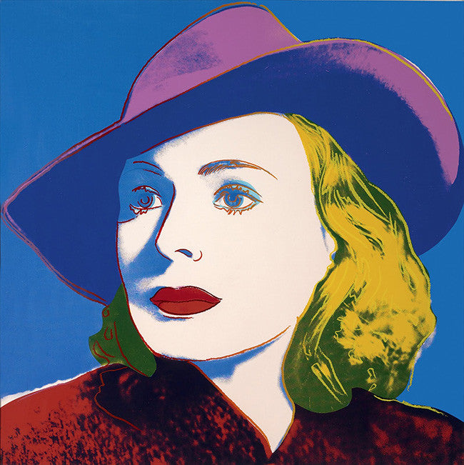 Ingrid Bergman FS II.315 by Andy Warhol, 1983 screenprint on Lenox museum board