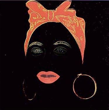 Myths: Mammy (Diamond Dust) FS II.262 by Andy Warhol, 1981 screen print with diamond dust on Lenox museum board