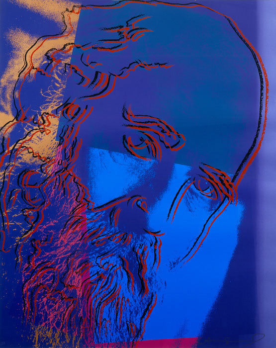 Martin Buber FS II.228 by Andy Warhol, 1980 screenprint on Lenox museum board