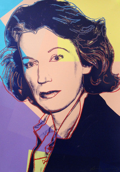 Mildred Scheel FS II.238 by Andy Warhol, 1980 screenprint with diamond dust on Arches 88 paper