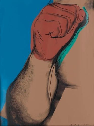 Muhammad Ali Fist FS II.181 by Andy Warhol, 1978 screenprint on strathmore bristol paper