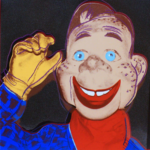Myths: Howdy Doody FS II.263 by Andy Warhol, 1981 screenprint on Lenox museum board, with diamond dus