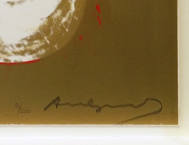 Myths: Santa Claus FS II.266 by Andy Warhol, 1981 screenprint with diamond dust on Lenox museum board — detail 2