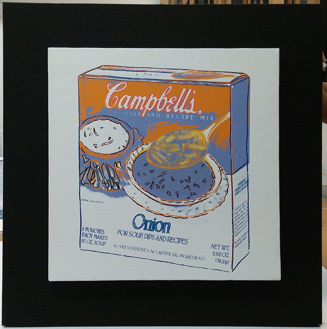 Onion Soup by Andy Warhol, 1986 acrylic, silkscreen on canvas