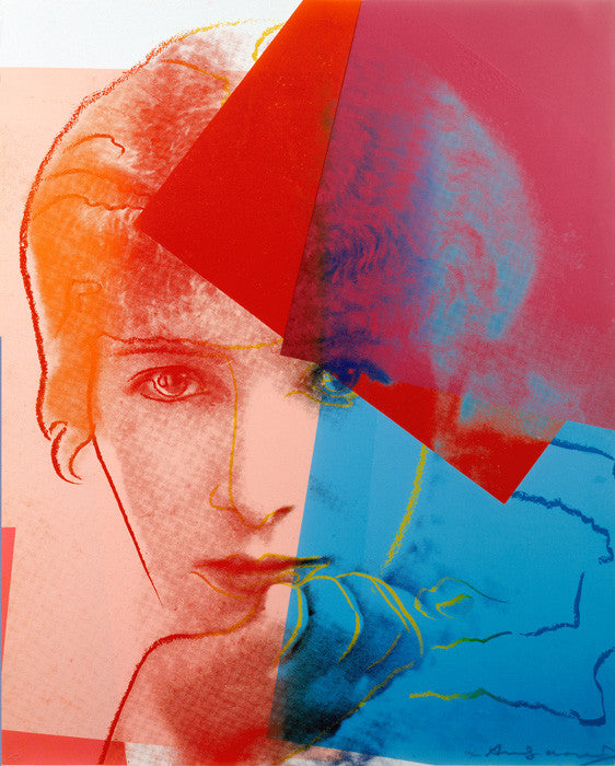 Sarah Bernhardt FS II.234 by Andy Warhol, 1980 screenprint on Lenox museum board