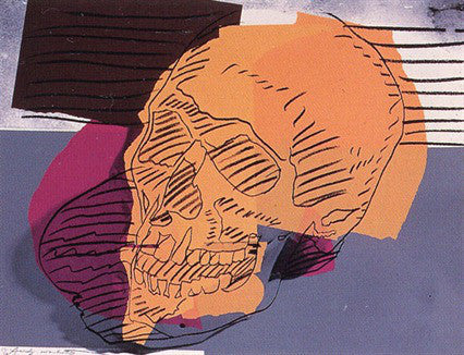 Skulls FS II.157 by Andy Warhol, 1976 screenprint on strathmore bristol paper