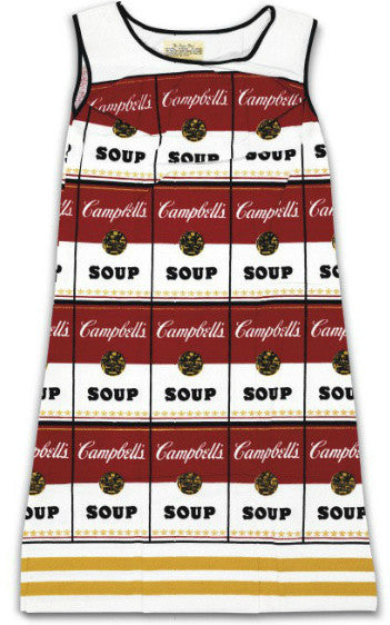 Souper Dress by Andy Warhol, 1965 screenprint in colors on cotton paper