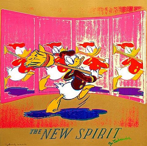 ADS: THE NEW SPIRIT (DONALD DUCK) FS II.357 BY ANDY WARHOL