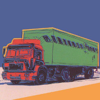Truck (Blue) FS II.368 by Andy Warhol, 1985 screenprint on Lenox museum board