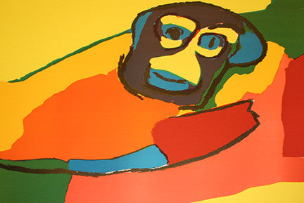 Black Face by Karel Appel, 1969 lithograph