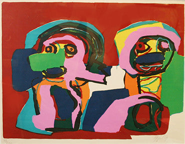 Untitled 2 by Karel Appel, 1969 serigraph