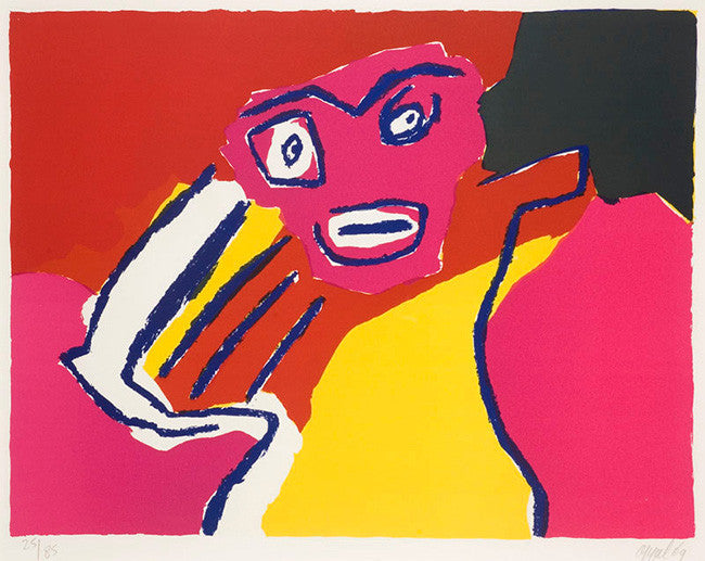 Untitled 6 by Karel Appel, 1969 lithograph