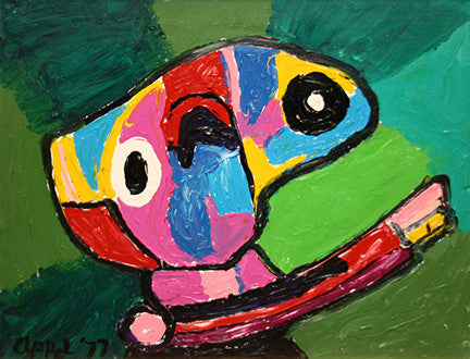 Untitled by Karel Appel, 1977 acrylic on canvas