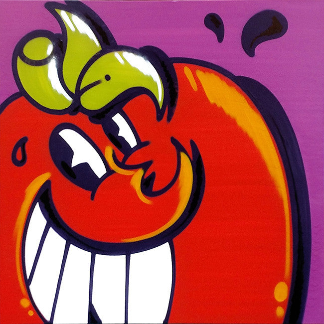 Atomiko (Purple) by Atomik, 2017 acrylic on canvas