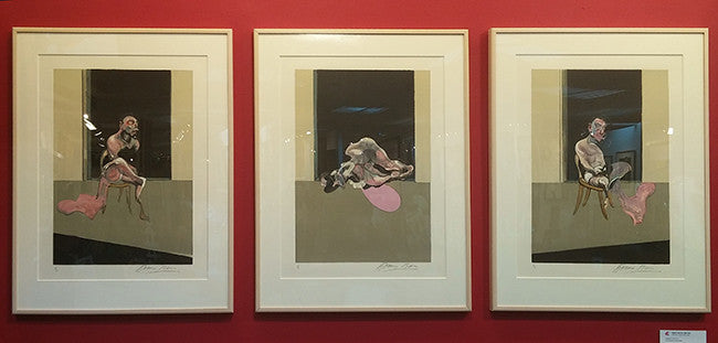 Triptych - August 1972 by Francis Bacon, 1979 lithograph