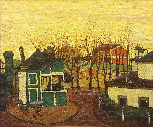 San Antonio De La Florida by Guillermo Rodriguez Baez, oil on canvas