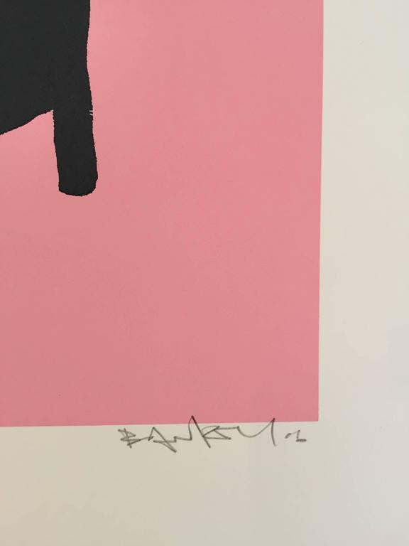 Grannies (Signed) by Banksy, 2006 screenprint — detail 2