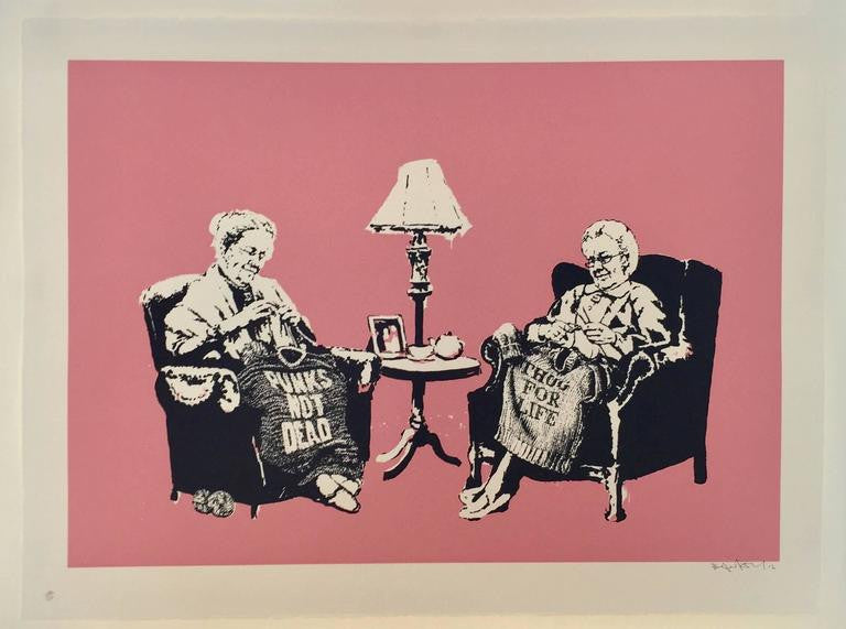 Grannies (Signed) by Banksy, 2006 screenprint