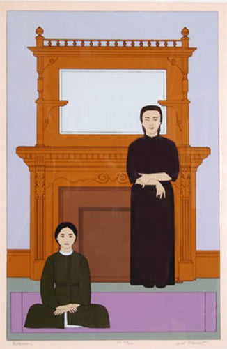 Reflection by Will Barnet, 1971 serigraph
