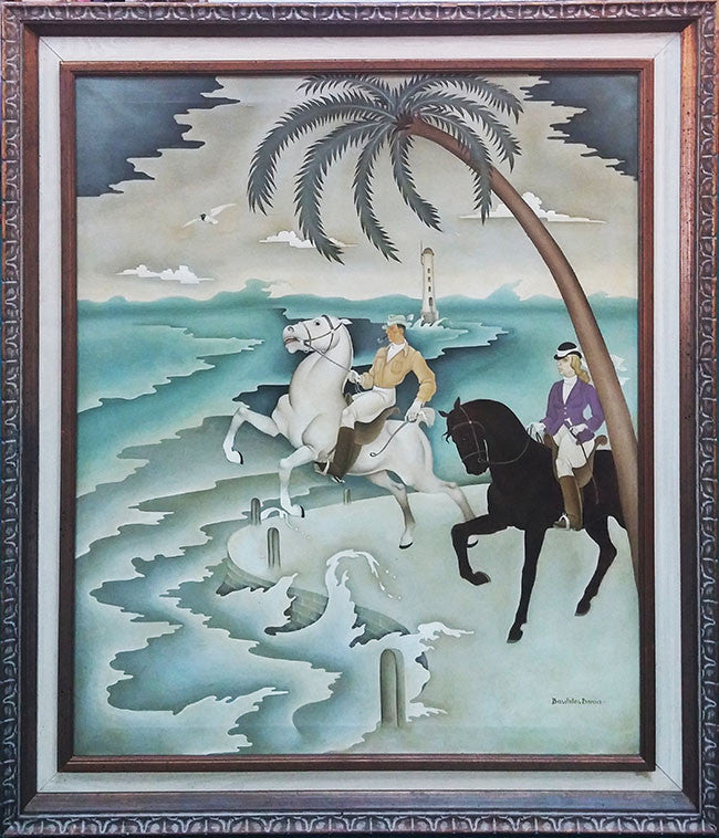 Unknown Title by Barna Basilides by Artists Misc., oil on canvas